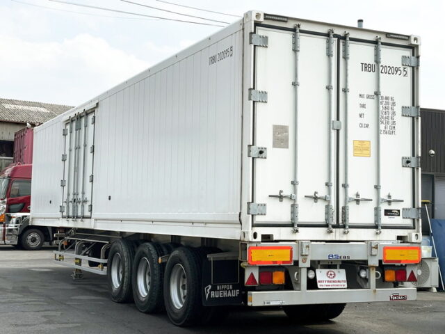 日本フルハーフ　3軸　トレーラーコンテナ冷凍車　リフトアクスル(後軸残し)　SLX i 400　エアサス