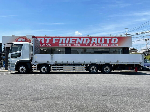 【942】R3　スーパーグレート　山田ボデー　平ボデーアルミブロック　木床　登録済未使用車