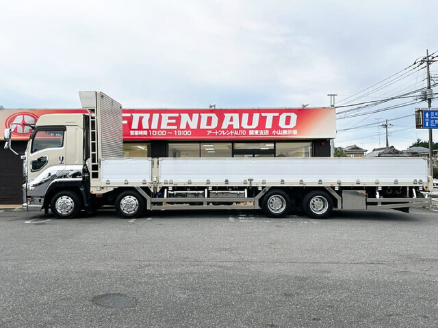 【947】H29　ギガ　ハイルーフ　平ボデーアルミB　4軸　ステンレス多数