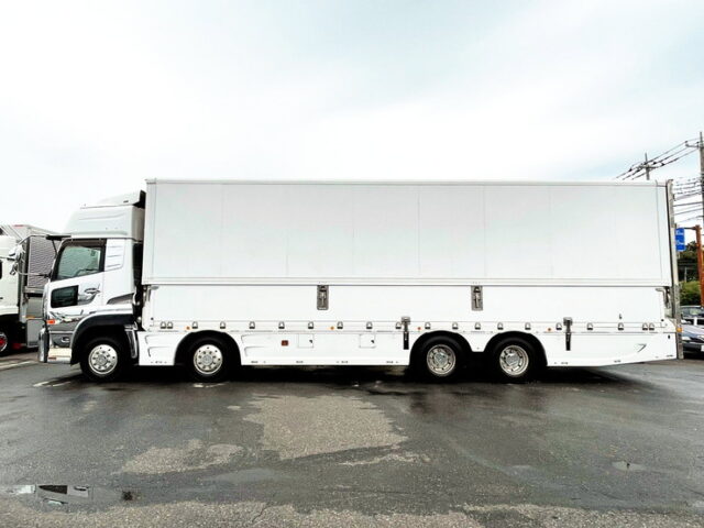 【963】H20　クオン　ハイルーフ　ウィング　総輪エアサス　エアロ付　委託販売