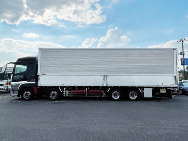 【954】H22　スーパーグレート　ハイルーフ　ウィング　総輪エアサス　パレットローラー4列