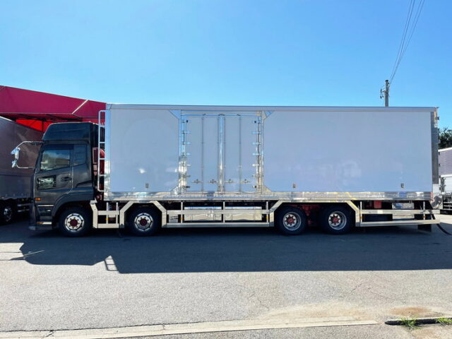 【972】H28　クオン　ハイルーフ　冷凍バン　両サイド観音　ジョロ4キーストン　サブエンジン　410馬力