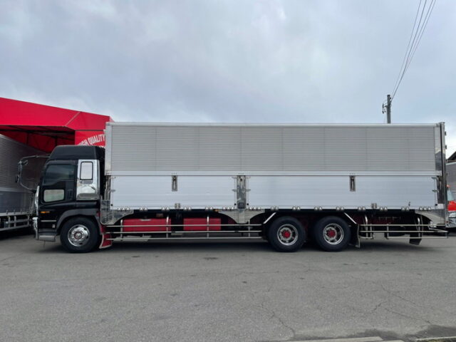 【1020】H14　ギガ　ハイルーフ　冷凍ウィング　1Mアオリ　10輪