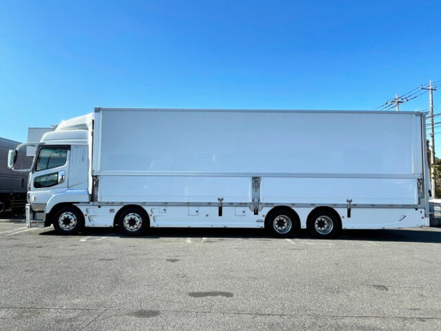 【1029】H27　スーパーグレート　ハイルーフ　7速MT　総輪エアサス　跳上ゲート　委託販売