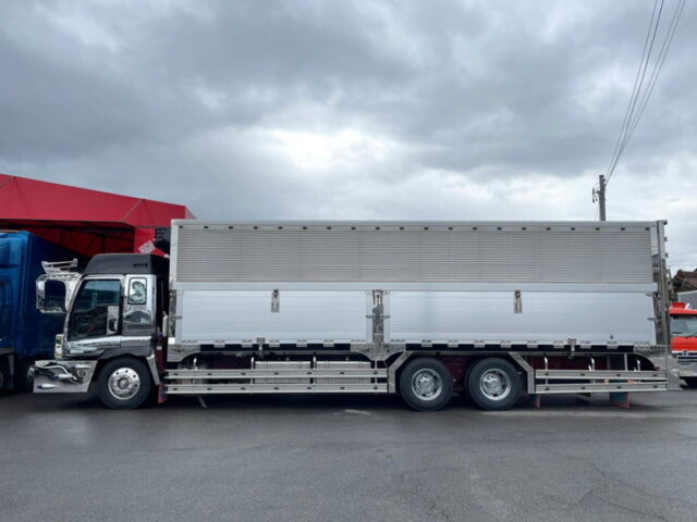 【959】H15　ギガ　ハイルーフ　冷凍ウィング　造りボディ　1M10アオリ