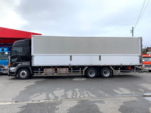 【993】H23　プロフィア　ハイルーフ　ウィング　10輪　門口ステンレス　内高2,500