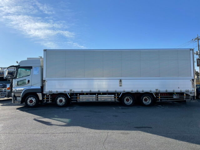 【1073】H28　スーパーグレート　ハイルーフ　ウィング　7速MT　後輪エアサス　パレットローラー