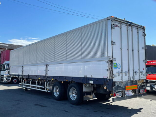 【1097】H21　日本フルハーフ　ウィングトレーラー　エアサス　リフトアクスル付　箱内長12M65㎝