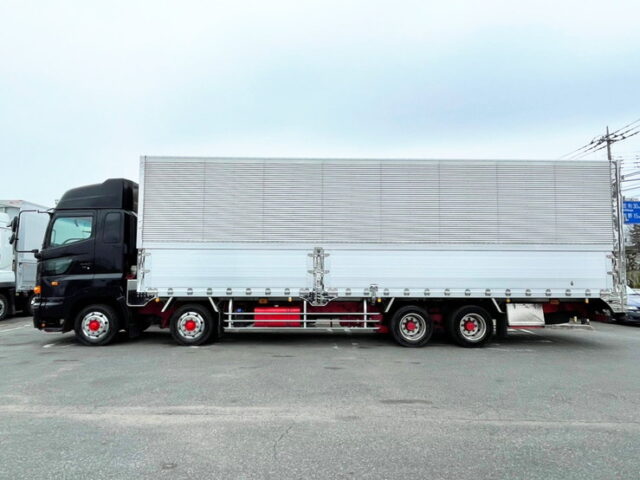 【1134】H24　プロフィア　ハイルーフ　ウィング　7速　総輪エアサス　リア門口ステンレス　山田ボデー