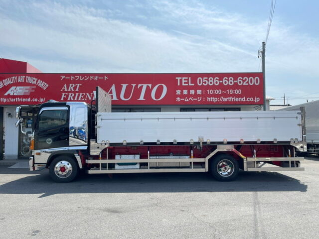 【1104】H25　レンジャープロ　増トン　平ボデーアルミB　6200　セミワイド　90アオリ　ステンレス多数