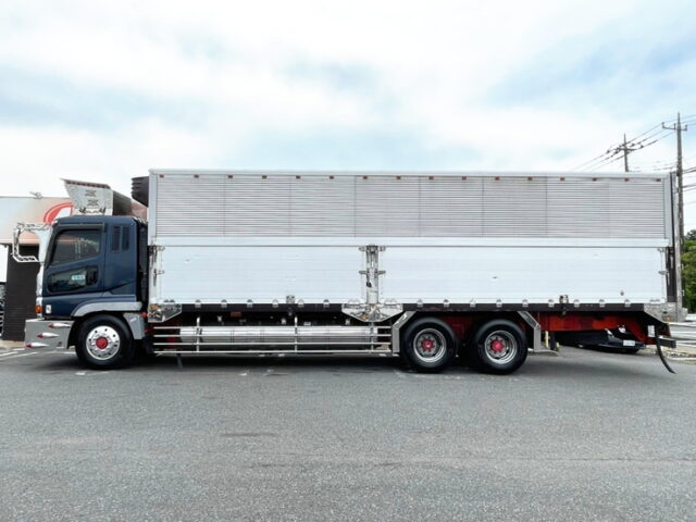 【1159】現状販売★H15　スーパーグレート　ウィング　110アオリ　10輪　7速MT　V8