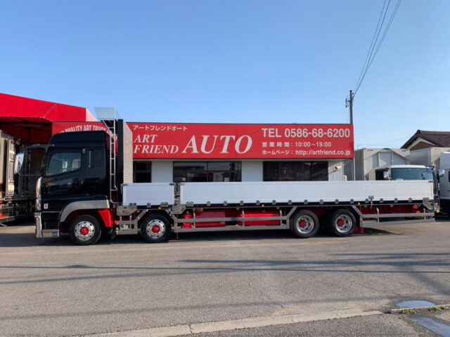 【1174】H24　スーパーグレート　ハイルーフ　平ボデーアルミB　エアサス　