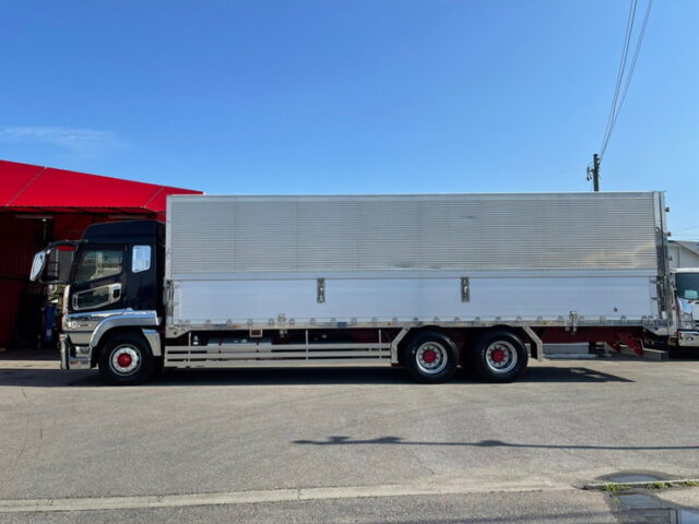 【1094】H30　スーパーグレート　ハイルーフ　ウィング　シャーシ新品　90アオリ　山田ボデー