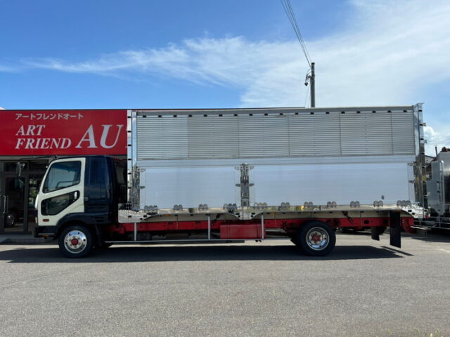 【1191】H12　ファイター　造りボディ　ウィング　1Mアオリ　6400　標準幅　アルミシマ床　生エンジン