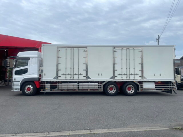 【1222】H27　スーパーグレート　ハイルーフ　冷凍バン　横観音2枚　ジョロ4キーストン　サブエンジン　420馬力
