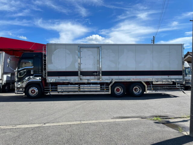 【1240】H29 ギガ ハイルーフ 冷凍バン 10輪 ジョロ4キーストン サブエンジン 7速 380馬力