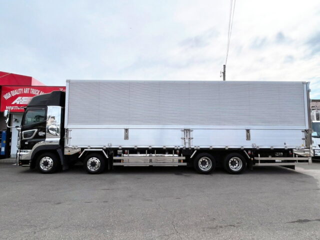 【1293】H26　プロフィア　ハイルーフ　ウィング　山田ボデー　ステンレス多数　木床　エアサス