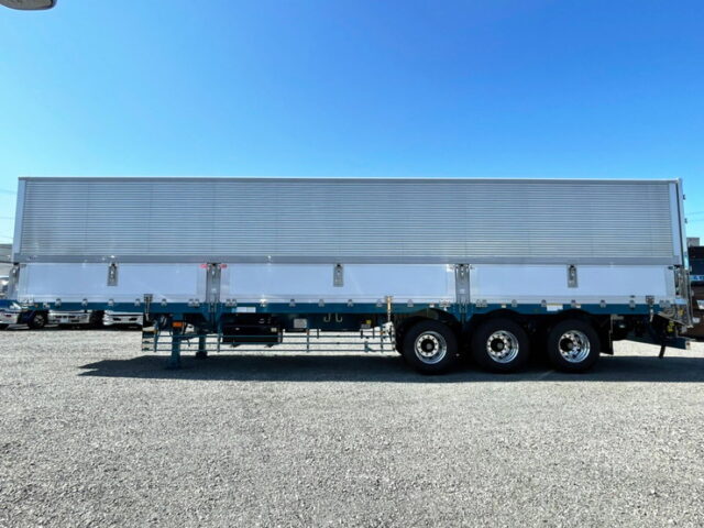 【1301】R4 トレクス トレーラー冷凍ウィング 3軸 未使用 車検付 前壁サブエンジン ジョロダー4列