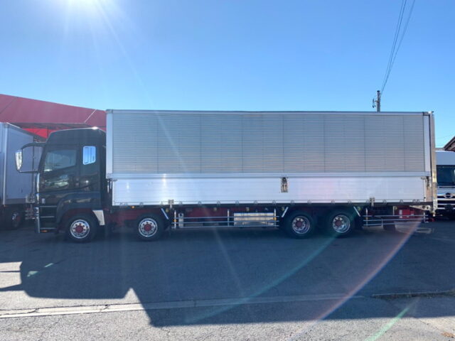 【1292】H21 スーパーグレート ハイルーフ ハイキャブ ウィング 跳上ゲート付 国産エンジン