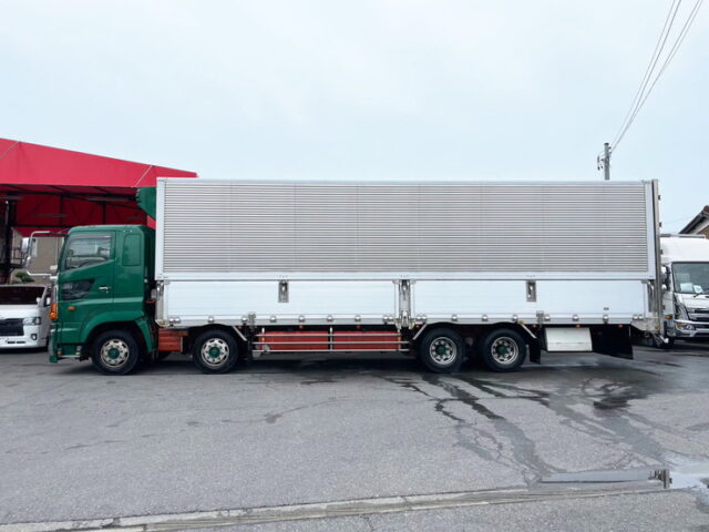 【1350】H22 プロフィア 冷凍ウィング リア門口ステンレス 木床 総輪エアサス