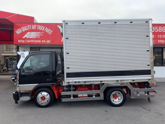 【1355】H14　キャンター　アルミバン　造りボディ　10尺　標準幅　140馬力　生エンジン