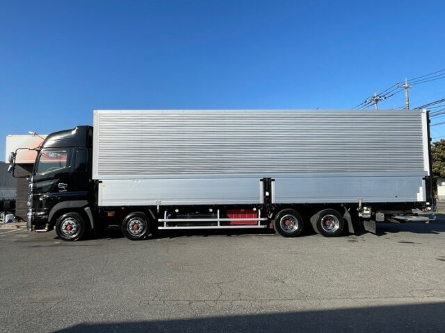 【1328】H24　プロフィア　ハイルーフ　ウィング　格納ゲート　7速MT　メッキホイール