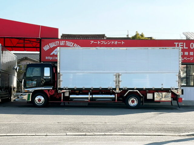 【1387】H15 320フォワード 冷凍ウィング 6500ボデー セミワイド キャデラックバンパー マニ割り