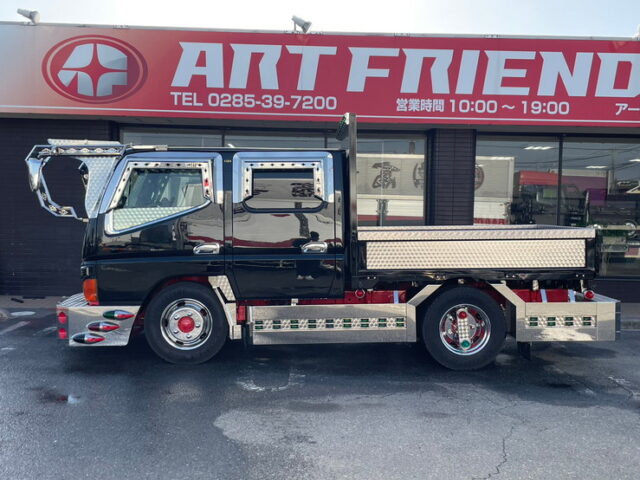 【1446】 H15 キャンター　Wキャブ　平ボデー　架装多数