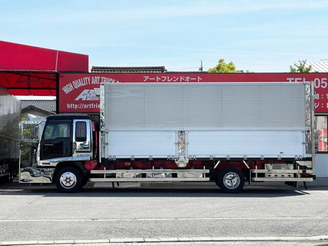 【1413】H18　フォワード　冷凍ウィング　造りボディ　架装多数　6500ボデー　セミワイド　90アオリ