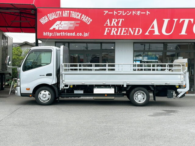 【1440】H28　デュトロ　平ボデー　ワイドロング　パワーゲート付　ハイグレード　180馬力