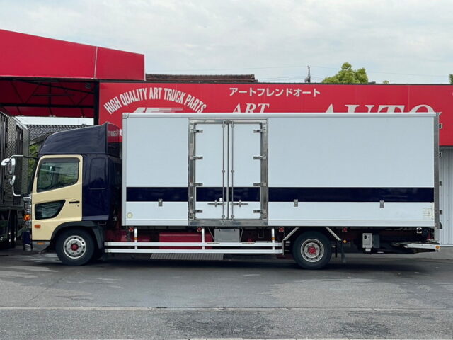 【1455】H23　レンジャープロ　ハイルーフ　冷凍バン　エアサス　ジョロダー4列　キーストン　格納ゲート付