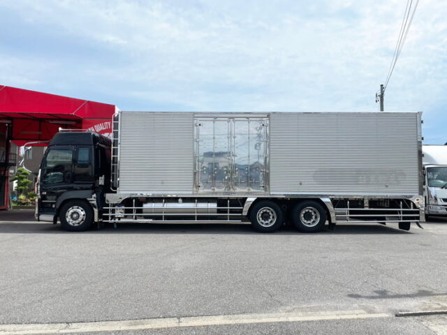 【1482】H25　ギガ　ハイルーフ　冷凍バン　前壁冷凍機　ジョロ4キーストン