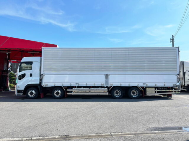 【1519】H30　ギガ　ハイルーフ　ウィング　リア門口ステンレス　7速MT　380馬力