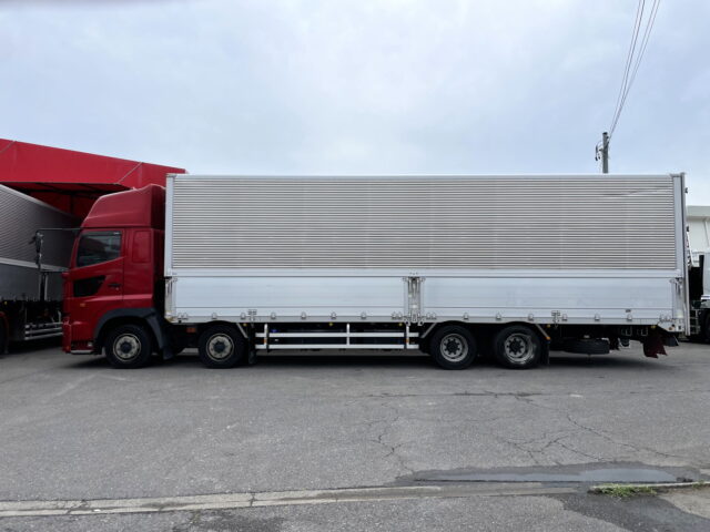 日野　17プロフィア　ハイルーフ　ウィング　7速MT　380馬力　エンジン交換済