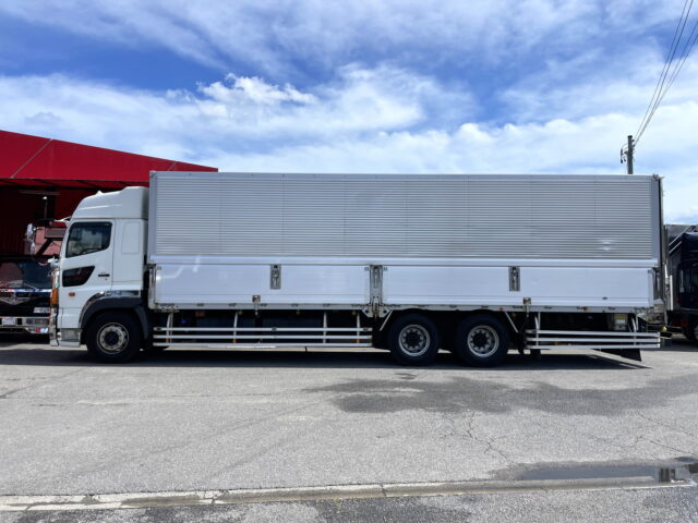 日野　プロフィア　ハイルーフ　ウィング　リア門口ステンレス　木床　内高247㎝