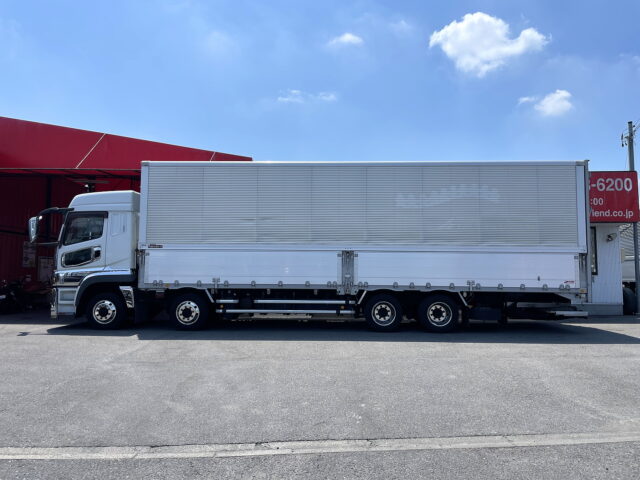 17スーパーグレート　ハイルーフ　ウィング　アルミホイール　格納ゲート　木床