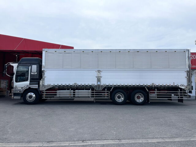 いすゞ　ギガ　ハイルーフ　ウィング　造りボディ　1Mアオリ　ステンレス多数