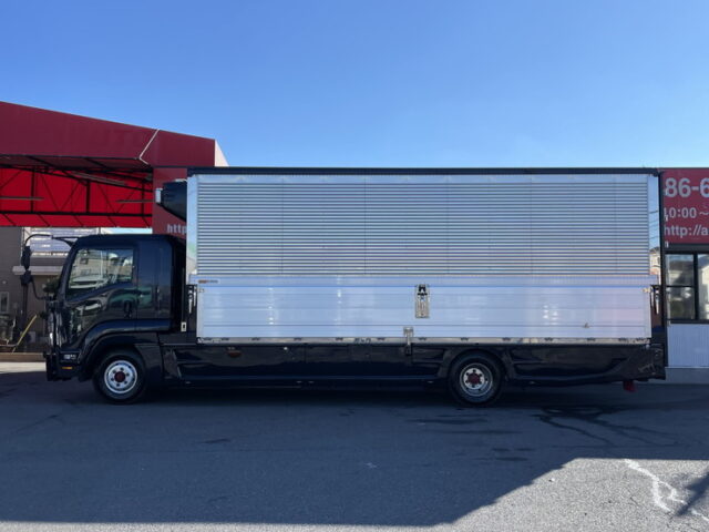 いすゞ：フォワード：増トン：冷凍ウィング：6600ボデー：エアサス：サーモキング製冷凍機