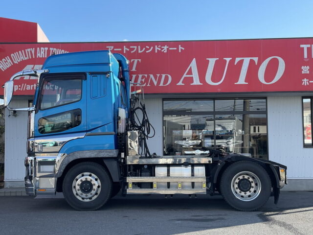 17スーパーグレート　ハイルーフ　トレーラーヘッド　第5輪荷重11.500㎏　アルミホイール