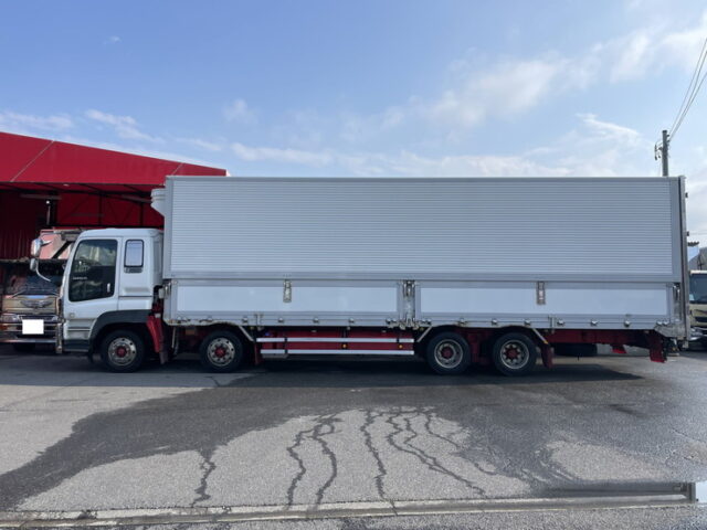 いすゞ：ギガ：冷凍ウィング：菱重製直結冷凍機：ジョロダーレール4列：アルミシマ床