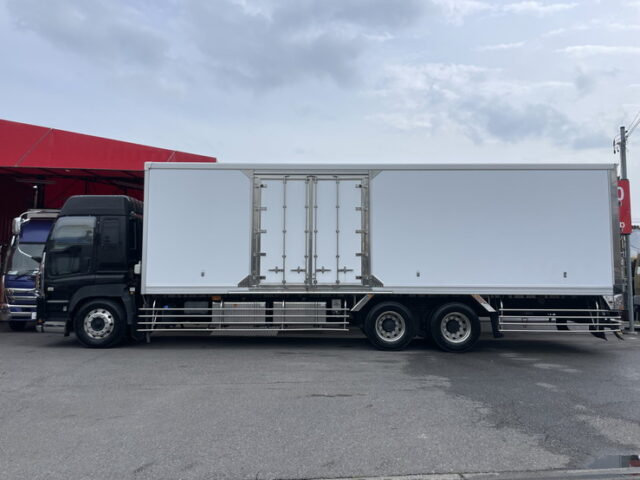 いすゞ　ギガ　ハイルーフ　冷凍バン　サブエンジン　両側観音扉　ステンレス多数