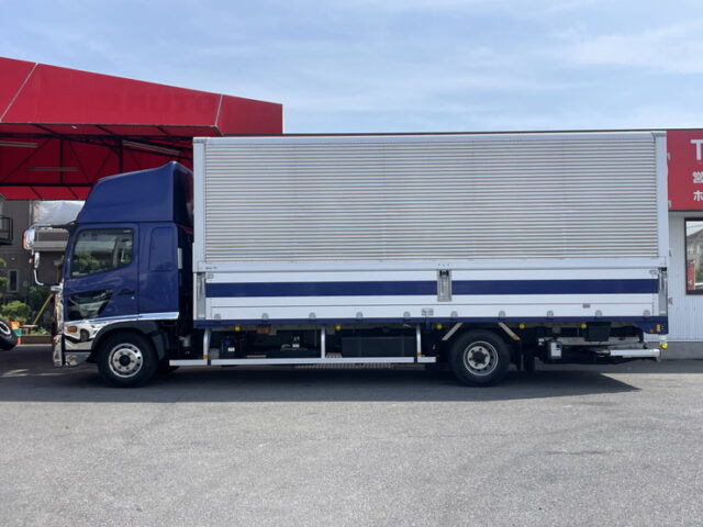 日野：17レンジャー：ハイルーフ：ウィング：6200ワイド：エアサス：格納ゲート