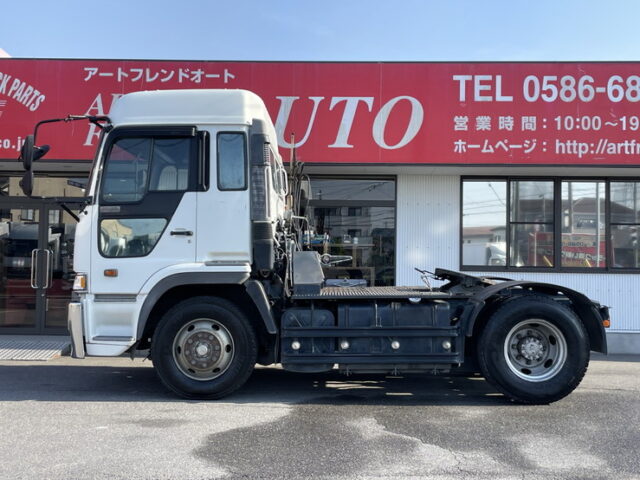 日野：テラヴィ：ハイルーフ：トレーラーヘッド：V8：ツインターボ：エアサス