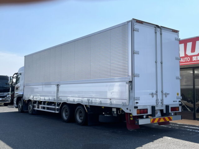 三菱ふそう：スーパーグレート：ハイルーフ：アルミウィング：メッキ多数：木床：AT：394馬力