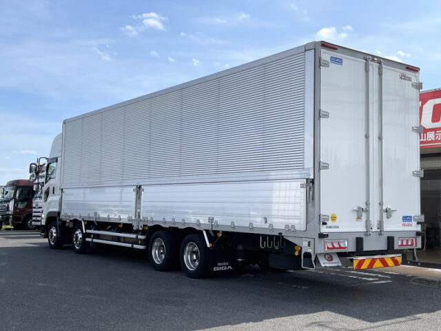 いすゞ：ギガ：ハイルーフ：ウィング：AT：木床：アルミホイール：リアエアサス