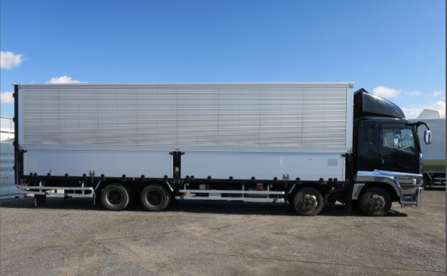 三菱ふそう　スーパーグレート　4軸　低床　アルミウイング　エアサス