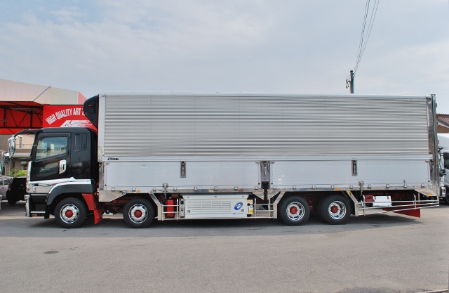 【385】三菱ふそうスーパーグレート　低床　冷凍ウイング　ジョロダー　キーストン