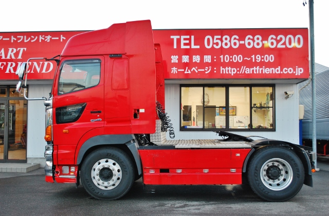 【337】日野プロフィア　トレーラーヘッド　ハイルーフ　一括緩和