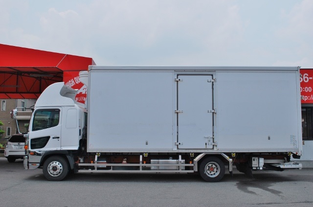 【435】日野レンジャー　冷凍バン　格納ゲート　リヤエアサス