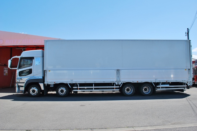 【396】三菱ふそうスーパーグレート　低床　アルミウイング　ハイルーフ　リアエアサス